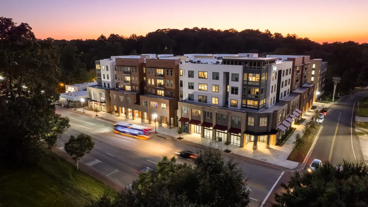 Multifamily community exterior